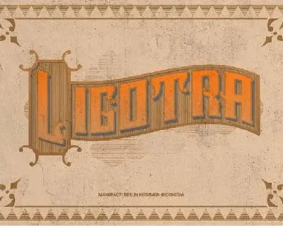 Ligotra Display font