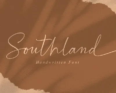 Southland Handwritten font