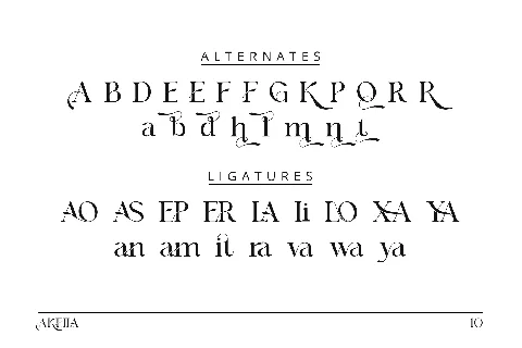 Akeila font