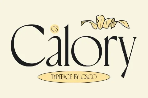 CS Calory font