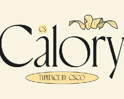 CS Calory font