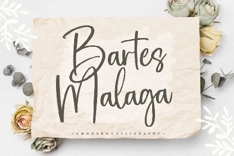 Bartes Malaga font