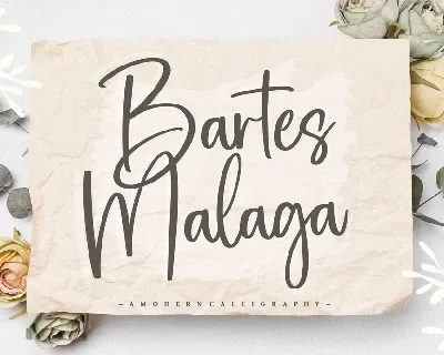 Bartes Malaga font