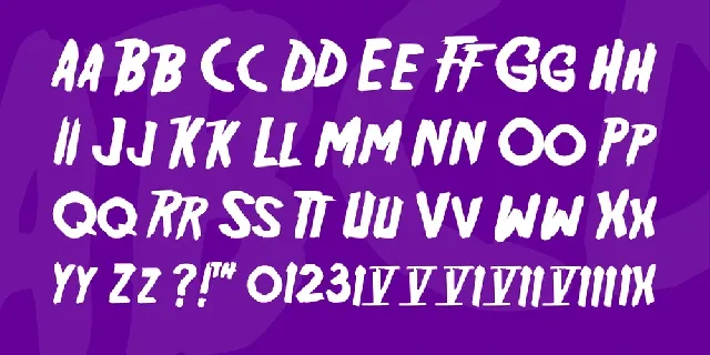 Friday 13 font