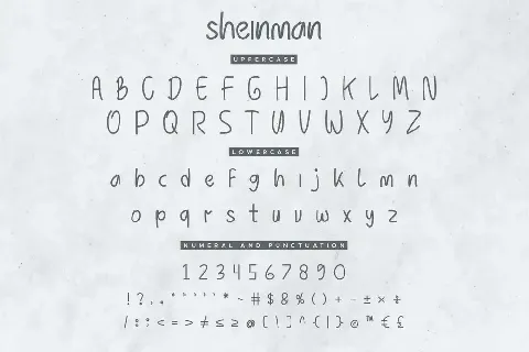 Sheinman Demo font