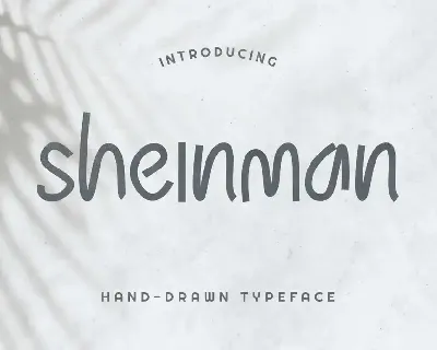 Sheinman Demo font