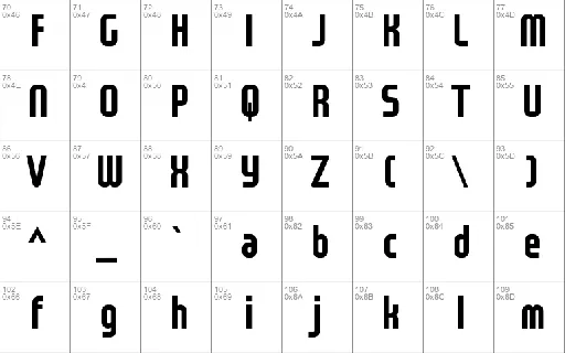 WOX~Modelist font