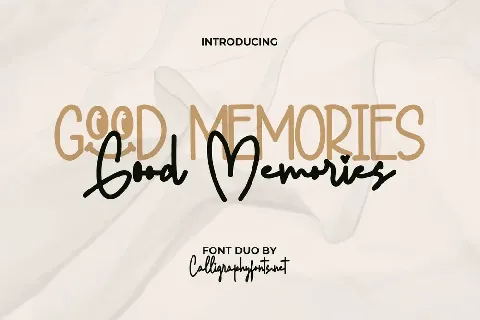 Good Memories font