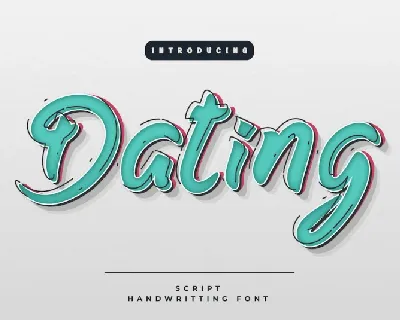 Dating font