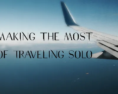 Traveling Typeface font