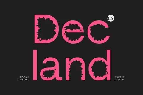 CS Decland font