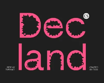 CS Decland font