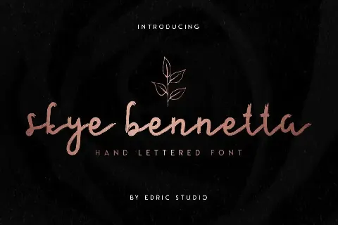Skye Bennetta Demo font