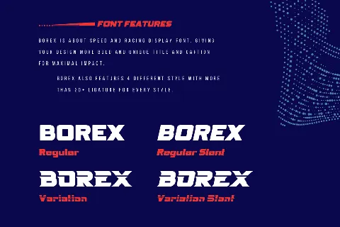 BOREX font