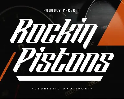 Rockin Pistons font