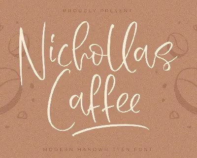 Nichollas Caffee font