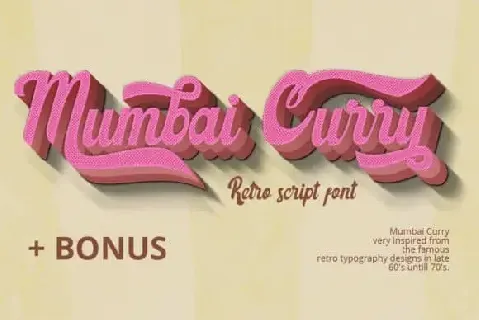 Mumbai Curry Script font