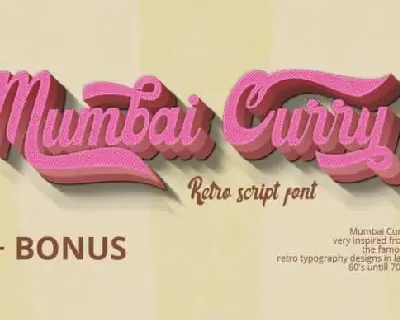 Mumbai Curry Script font