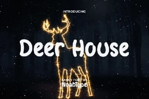 Deer House font