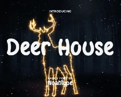 Deer House font