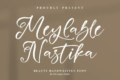 Meylable Nastika font
