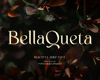 Bella Queta font