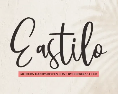 Eastilo Script font