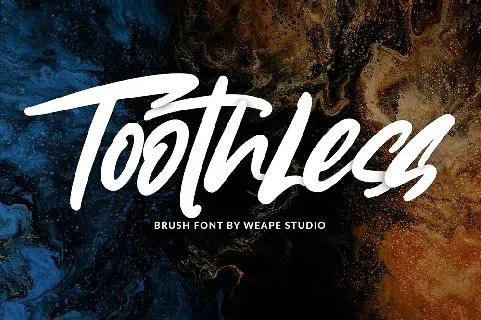 Toothless font