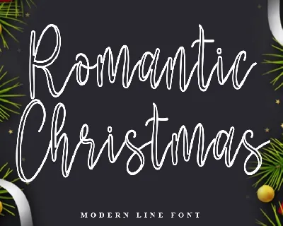 Romatic Christmas font