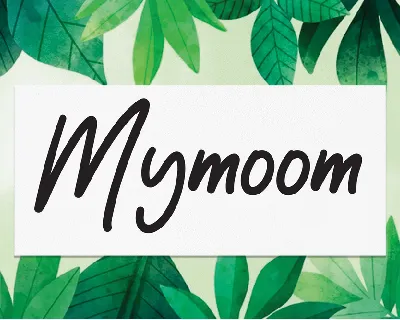 Mymoom font