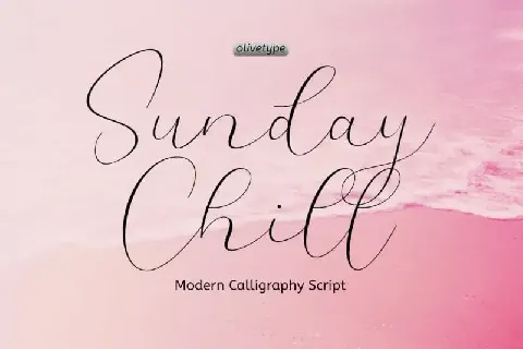 Sunday Chill Script font