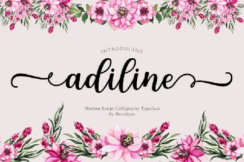 Adiline Calligraphy font