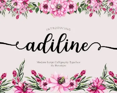 Adiline Calligraphy font