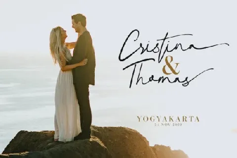 Natural Signature font