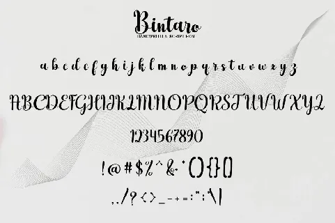 Bintaro font