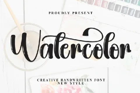 Watercolor Script font