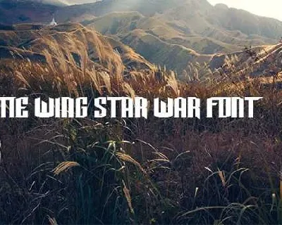 TIE-Wing font