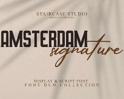 Amsterdam Duo font