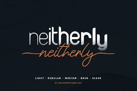 Neitherly Demo font