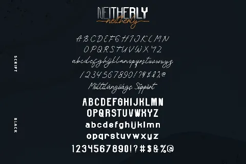 Neitherly Demo font