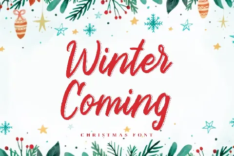 Winter Coming font