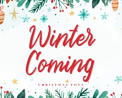 Winter Coming font