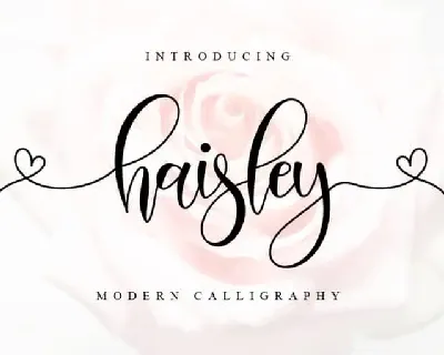 Haisley Calligraphy font