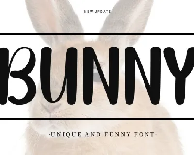 Bunny Display Typeface font