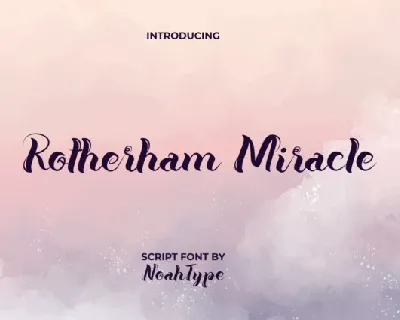 Rotherham Miracle font