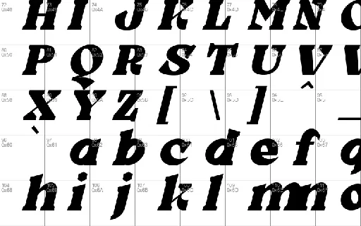 Mechin font