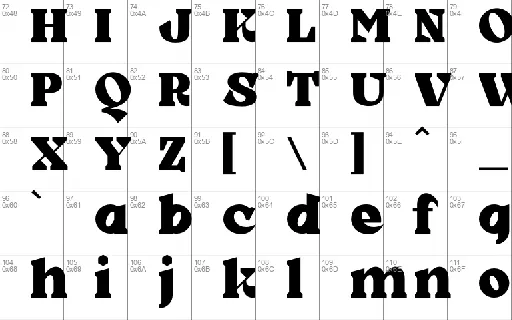 Mechin font