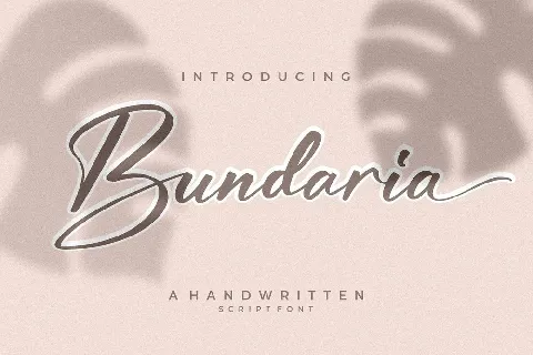 Bundaria font