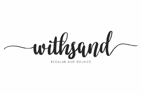 Withsand Demo font