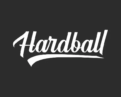 Hardball Demo font